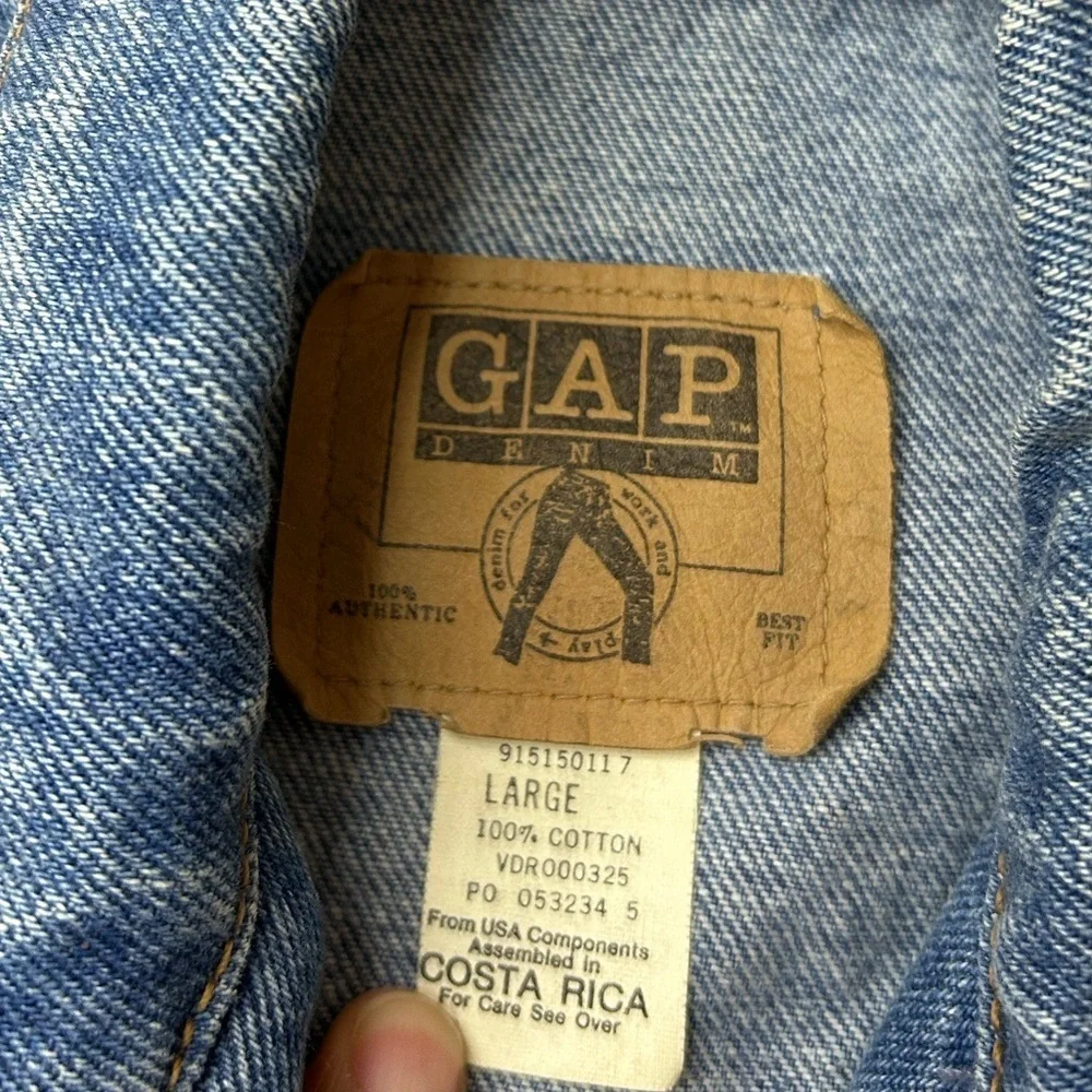 GAP Vintage Blue Denim Jacket